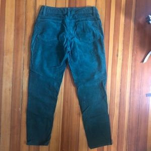 Landsend Teal Straight Leg Corduroy Pants